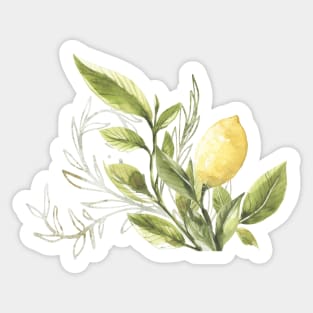 Fresh Summer Lemons Sticker